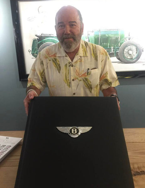 Phillip White with Bentley Centenary Book
