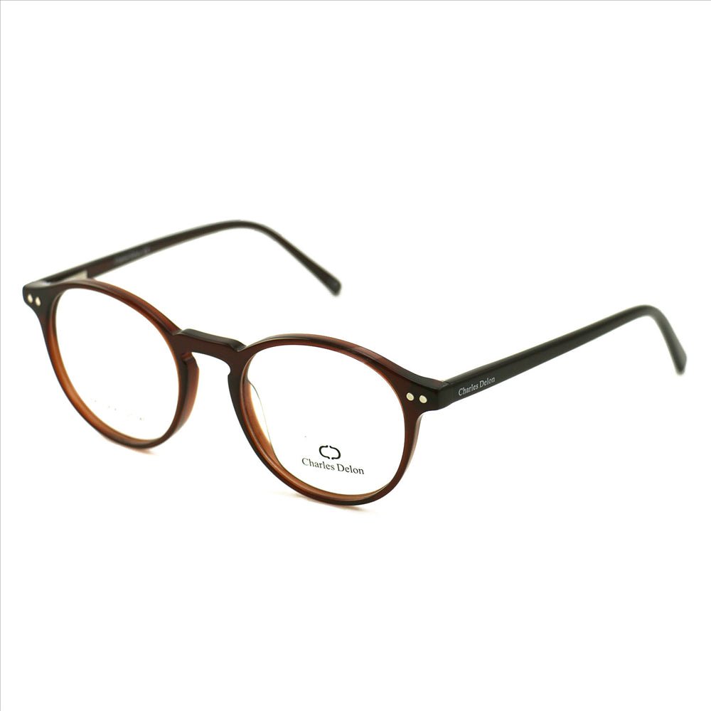 Charles Delon Womens Eyeglasses SW7076 47 20 140 Round Plastic