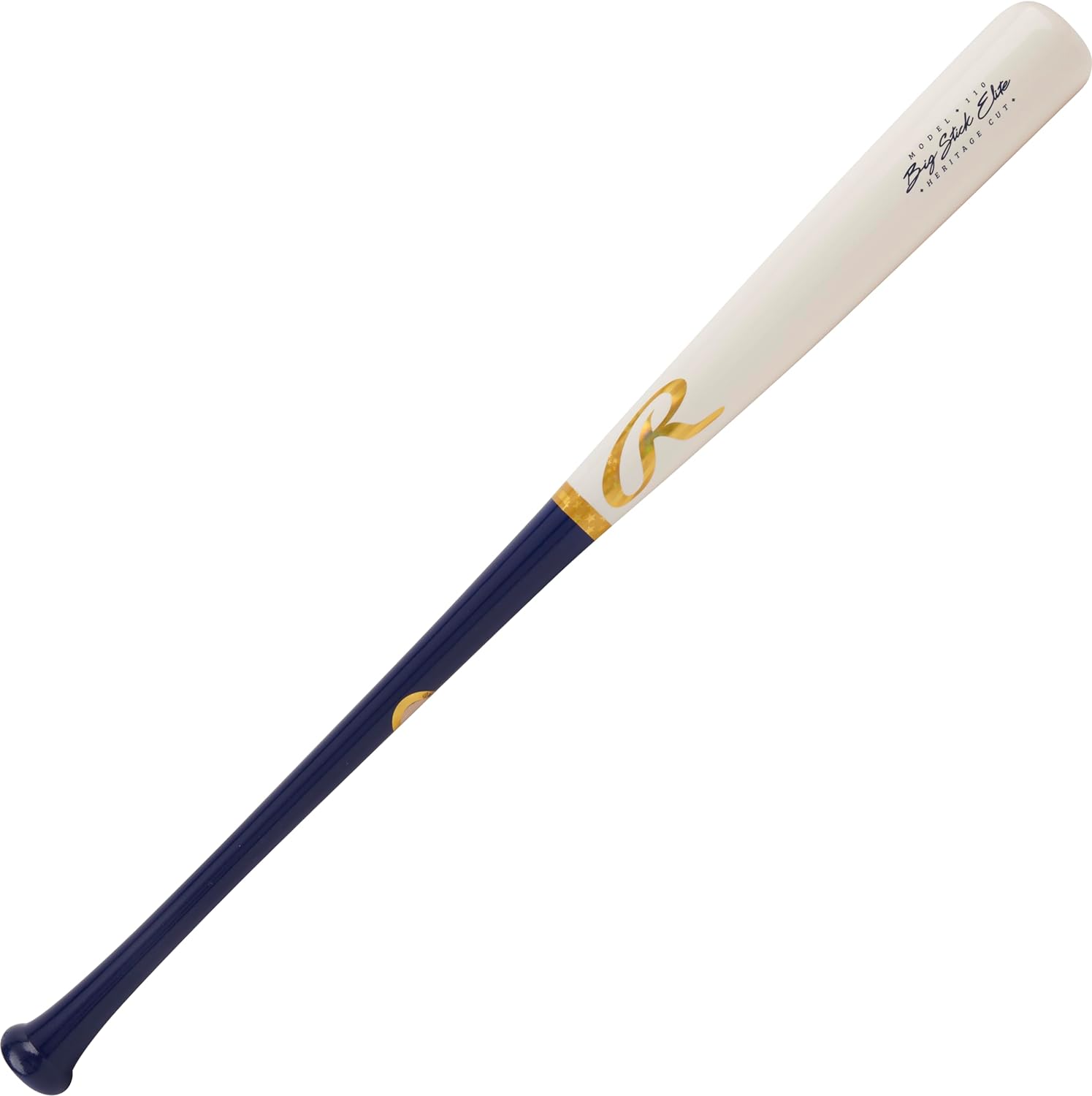 New Rawlings Big Stick Elite - Birch Wood Baseball Bat Natural/Navy
