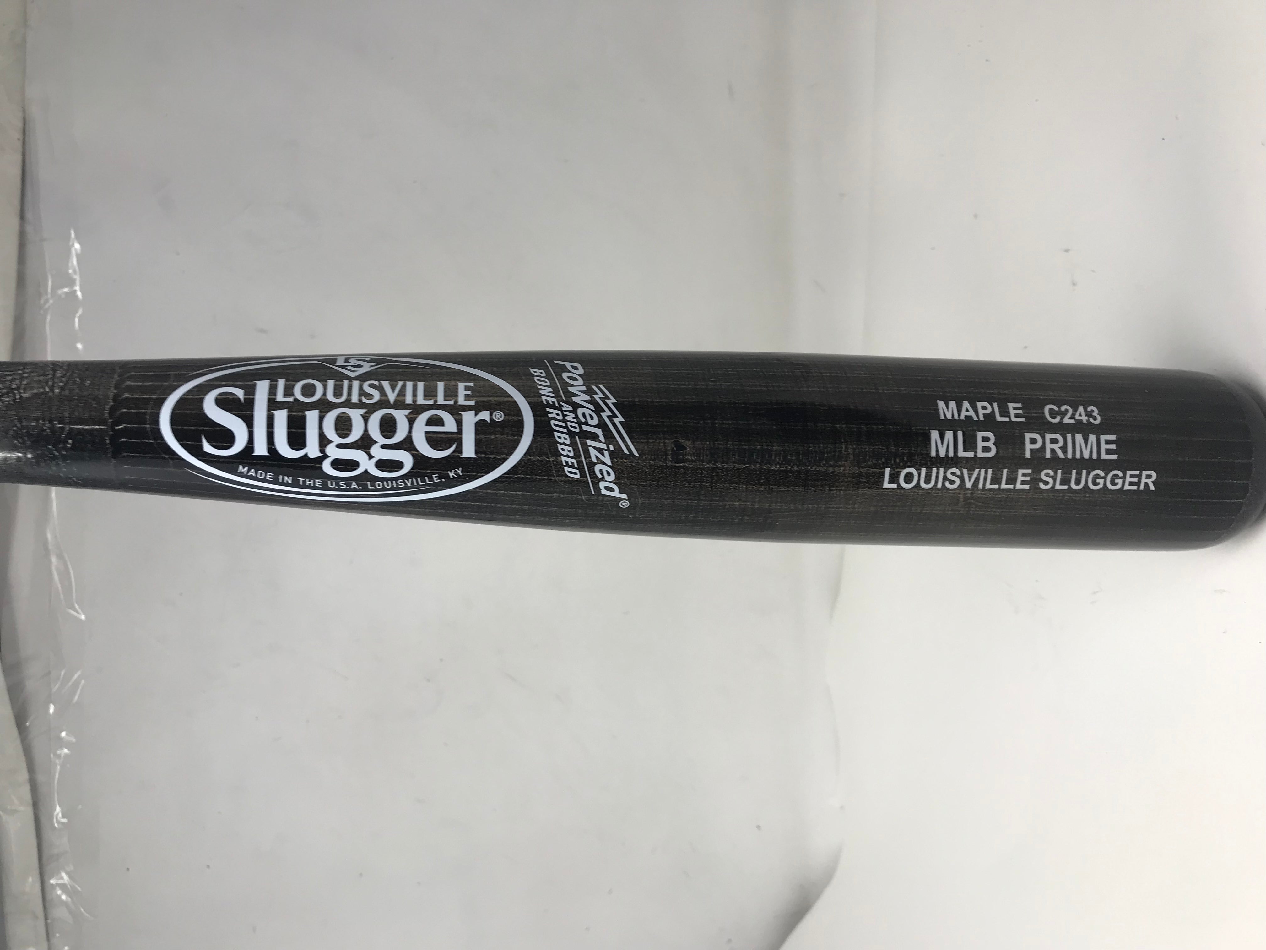 New Louisville Slugger MLB Prime Maple 32 In C243 Natural High Gloss Blk BB Bat