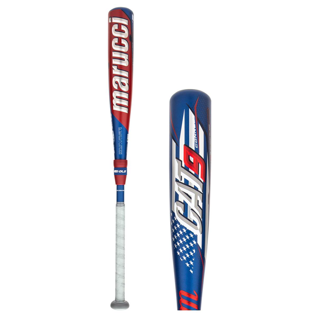 New Marucci CAT9 Connect Pastime -8 USSSA Baseball Bat Blue/Red