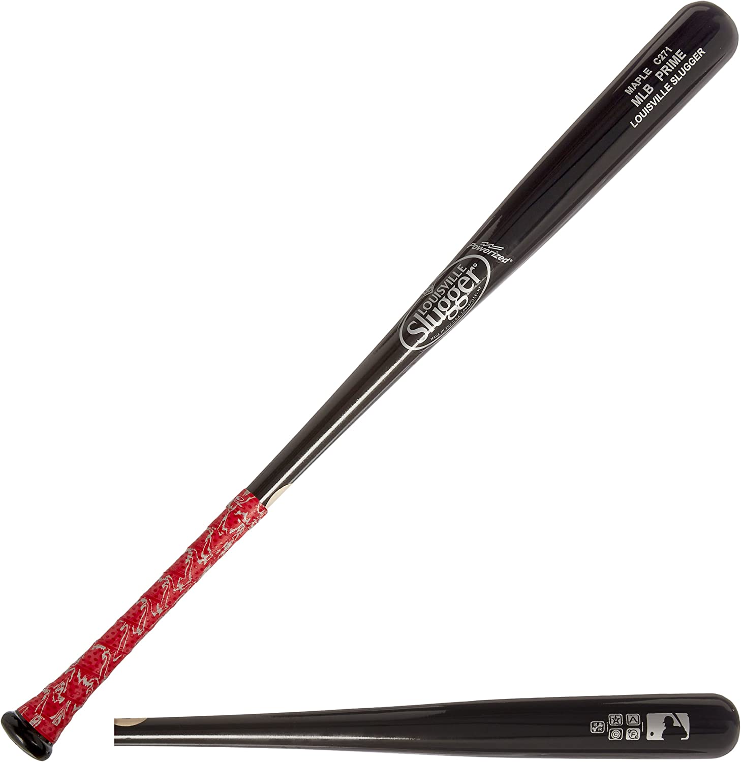 New Louisville Slugger WBVM271-BGL MLB Prime Maple C271 Blk/Rd HG LG BB Bat 34