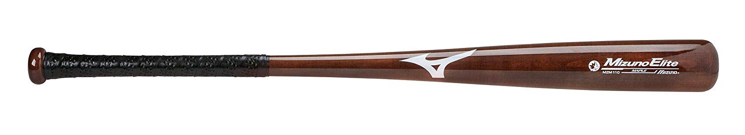 New Mizuno Elite MZM110 Maple Baseball Wood Bat Walnut/Black