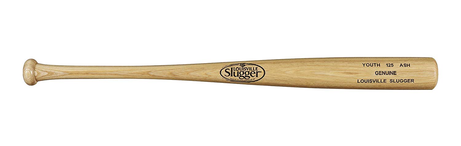 New Louisville Slugger Youth 125 Ash Genuine Unfinished Baseball Bat, 30 inch