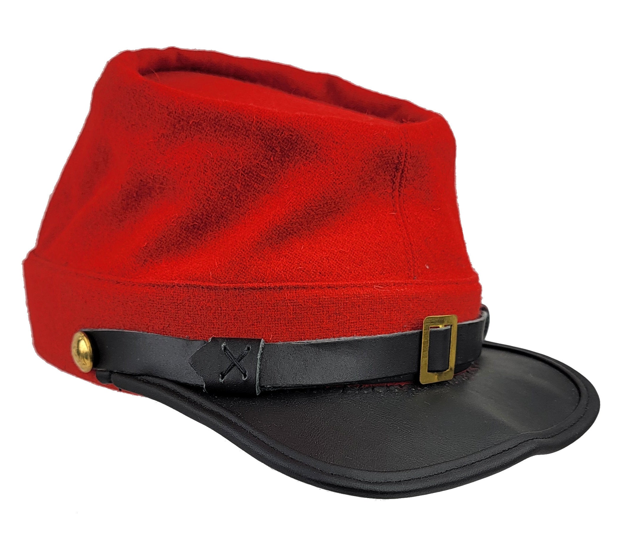 CLEARANCE - Reproduction Civil War Kepi Cap - Artillery Red