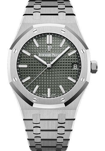 Audemars Piguet Royal Oak Selfwinding Watch - 41mm - Stainless Steel - Grey Dial - Calibre 4302-Grey Dial 41mm-15500ST.OO.1220ST.02