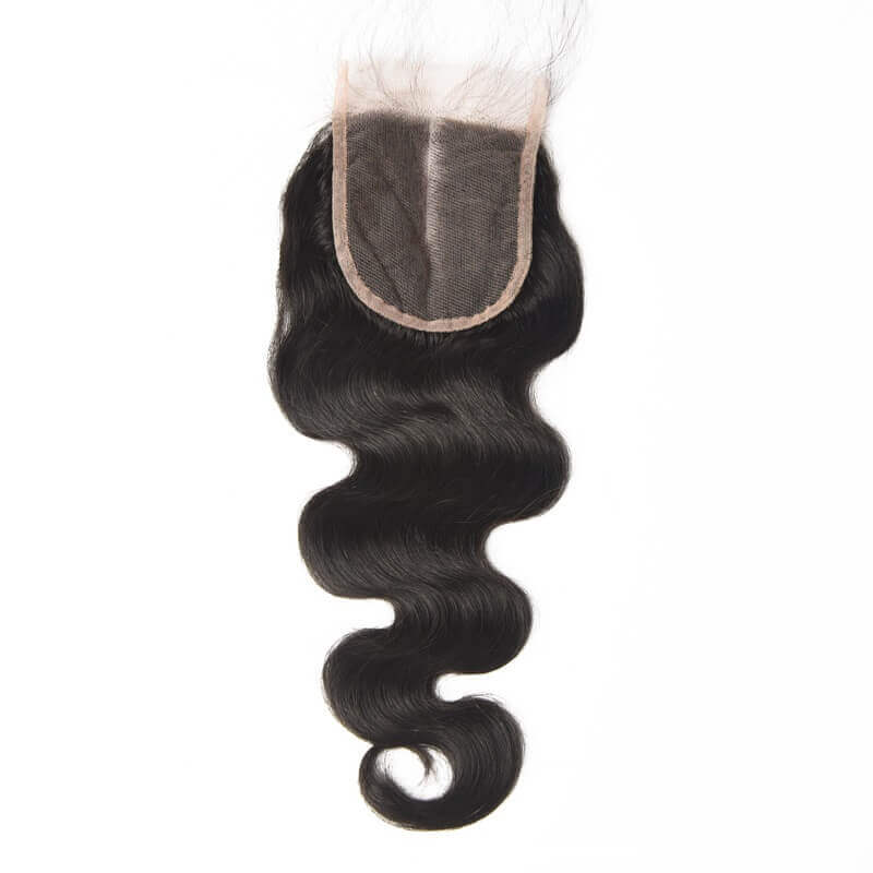 Virgin Peruvian Body Wave Hair 3 Bundles With Lace Closure