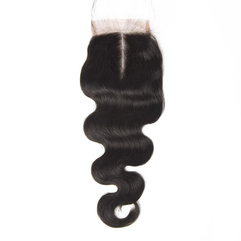 Virgin Peruvian Body Wave Hair 3 Bundles With Lace Closure