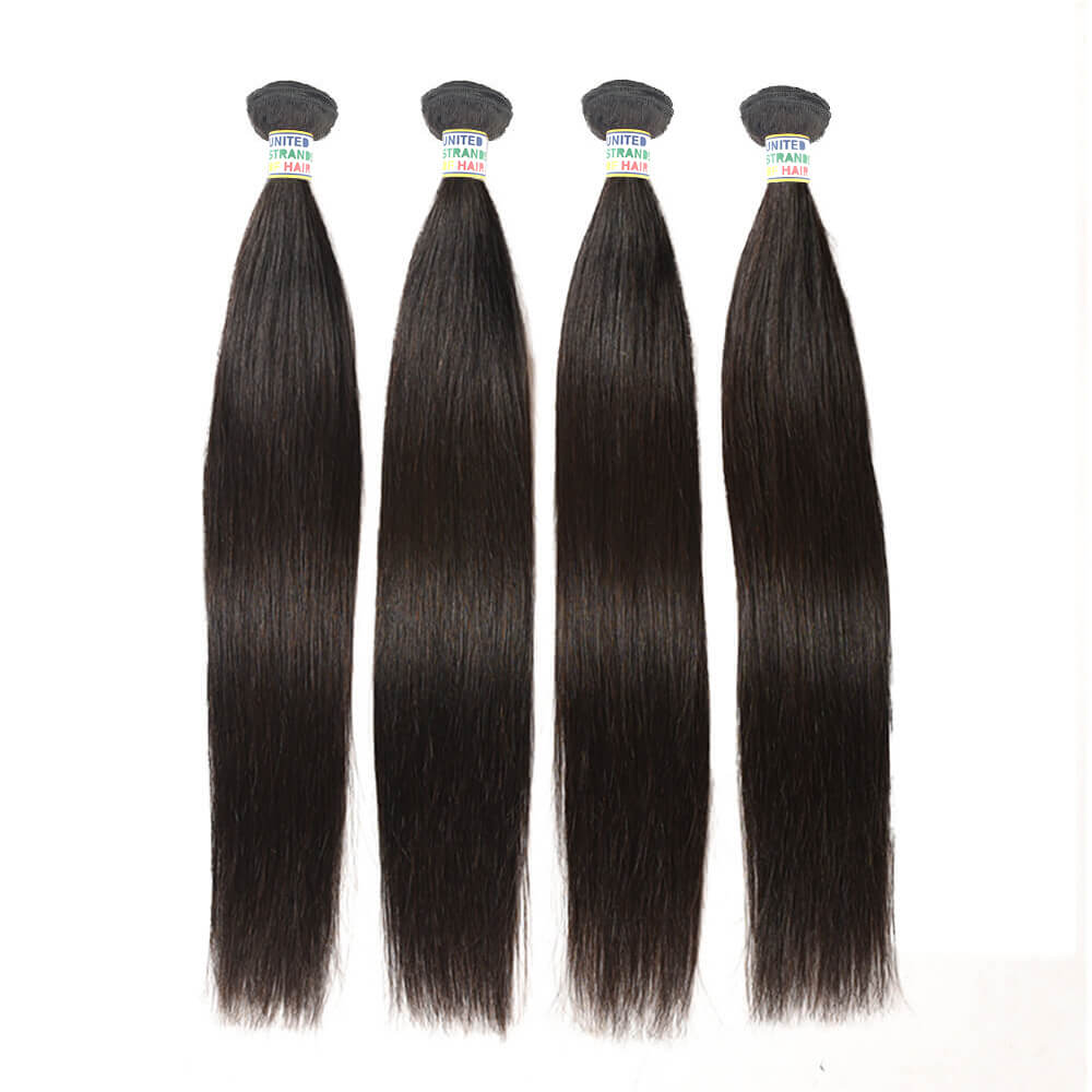4 Bundles Of Virgin Peruvian Straight Hair With Frontal