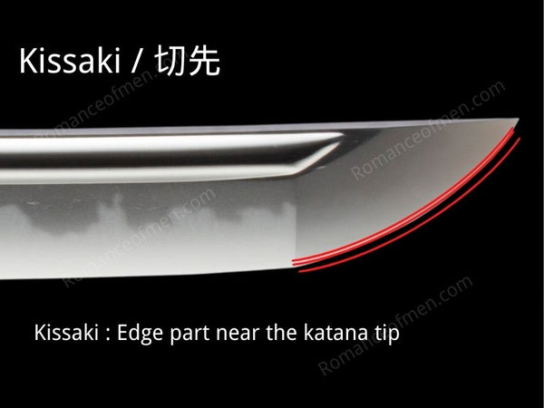 Katana Anatomy - Kissaki photo