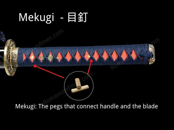 Katana Anatomy - Mekugi photo