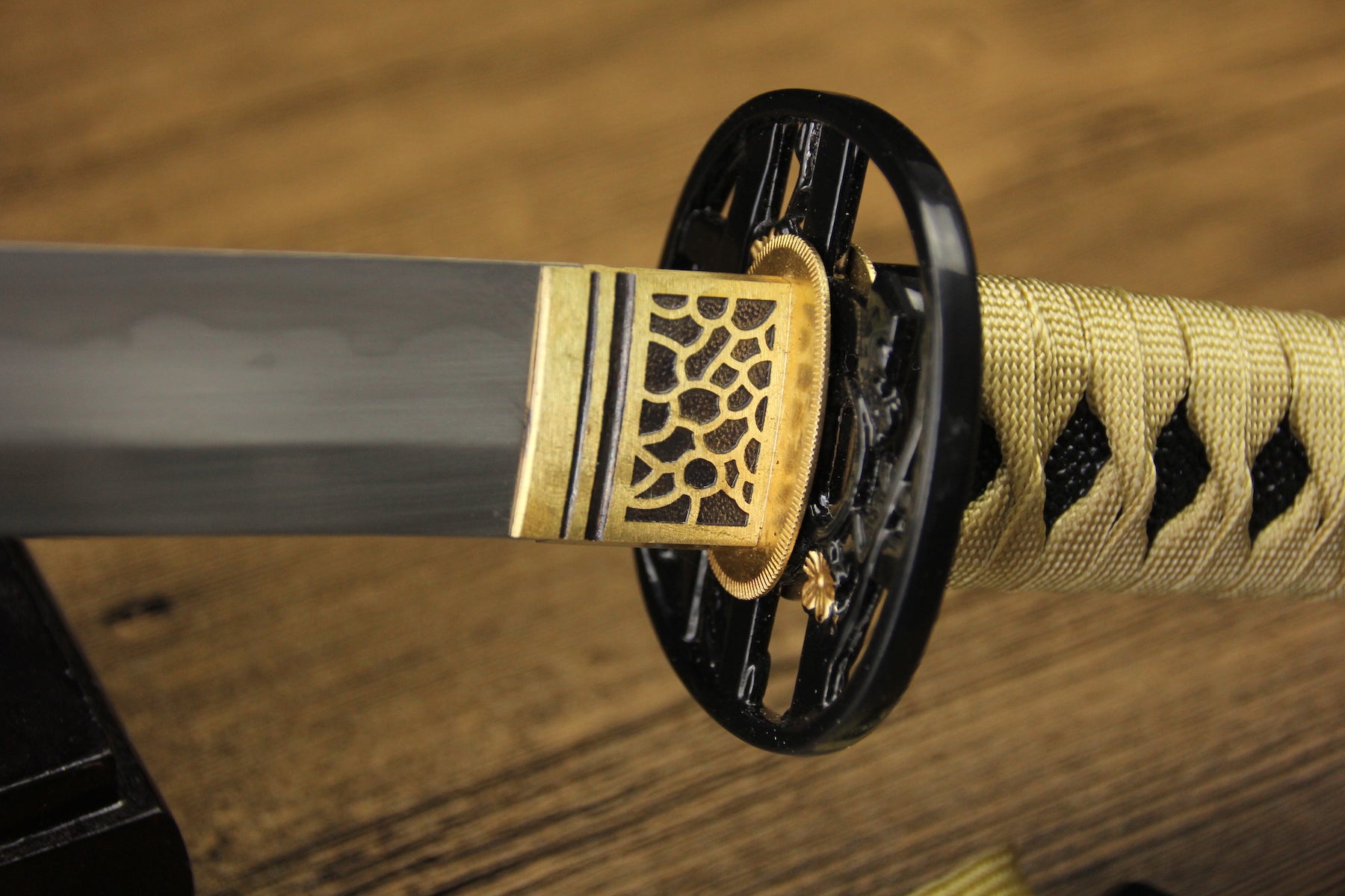 Handmade Muramasa Japanese samurai sword Full Tang Gold Blade Katana  Sharpened