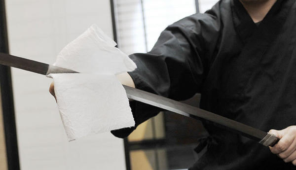 clean the katana blade