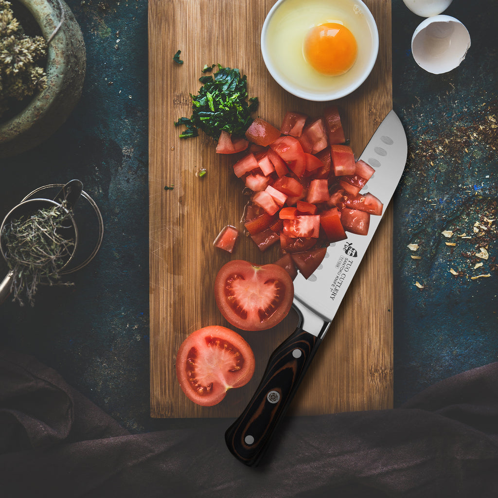 kitchen knife,santoku,tuo cutlery,legacy series,meat knife