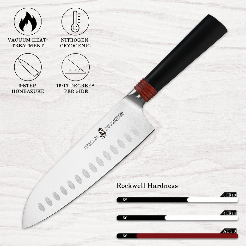 Tuo Cutlery, Japanese Knife, Santoku Knife, Asian Knife, Imarku, Chef Knife, Premium High Carbon Stainless Steel, Sharp Edge, Kitchen Knife, Cookware, Full Tang