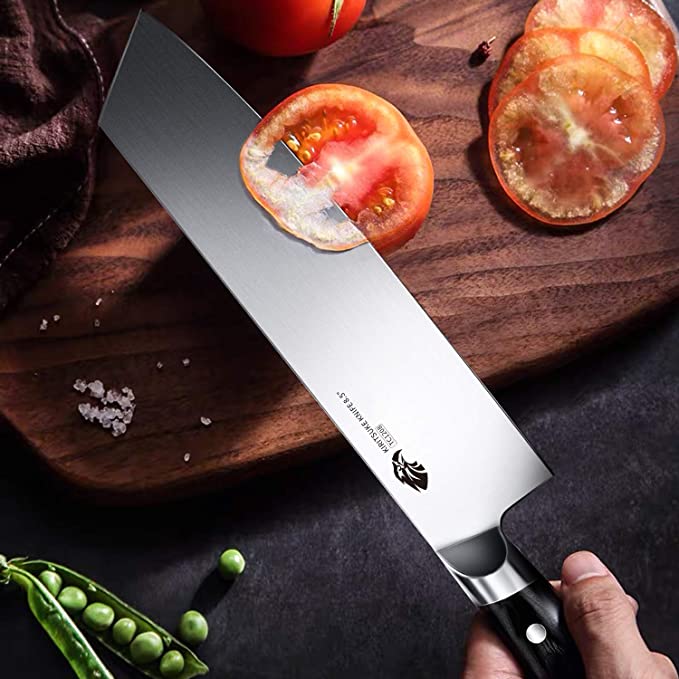 Tuo Cutlery, Kiritsuke Knife, Japanese Knife, Professional Chef’s Knife,Premium High Carbon Stainless Steel, Full Tang, Ergonomics handle, Vegetable Meat Kitchen Knife, Cookware, Kitchenware, Super sharp blade