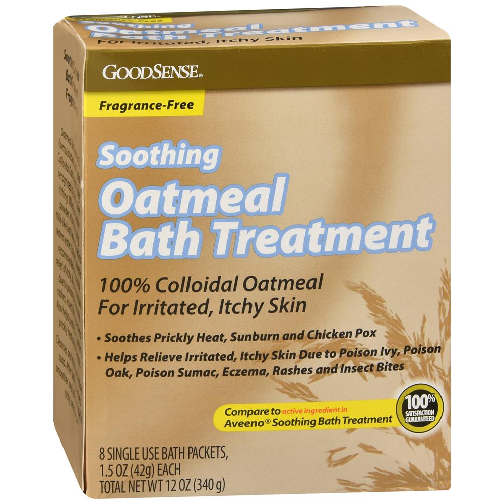 Geiss Destin & Dunn GoodSense Soothing Oatmeal Bath Treatment, 100% Colloidal Oatmeal For Irritated and Itchy Skin, Fragrance-Free, GA00296