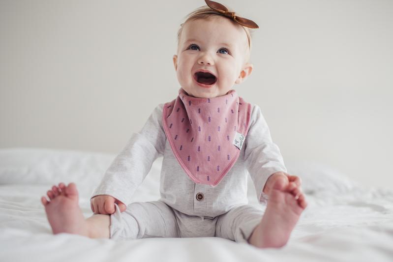 Copper Pearl Bandana Bib Set - Lola