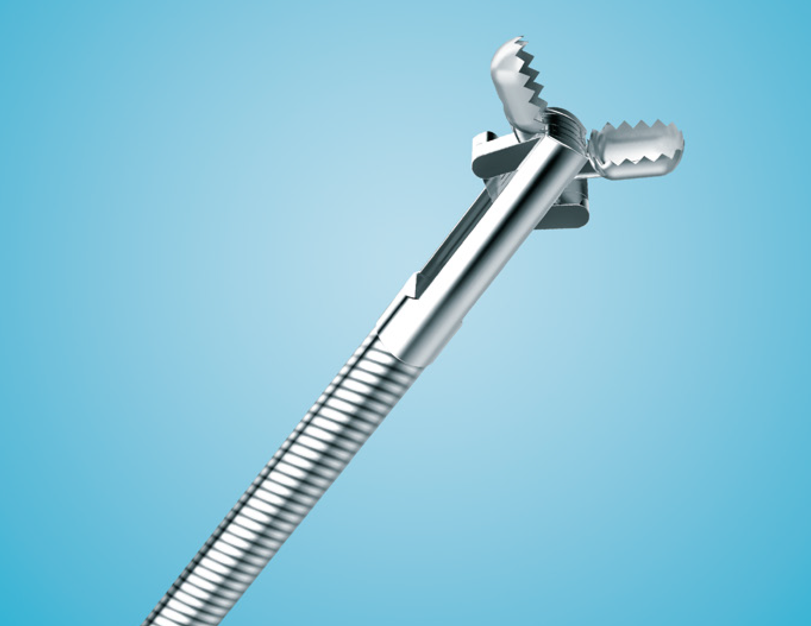 Disposable Biopsy Forceps with Alligator Teeth, 2.3mm O.D. 1800mm