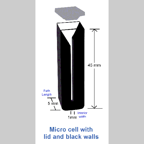 Azzota? Micro Cuvette, 0.17ml, 5mm Pathlength, 1mm Inside Width