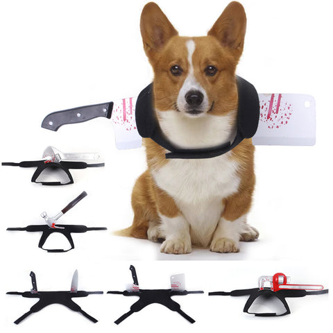 Pet Clothes Halloween Creative Funny Dog/Cat Costume Wrenches/Knife/Bottle