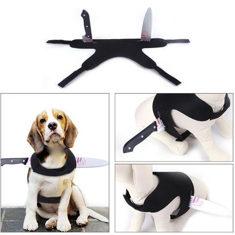 Pet Clothes Halloween Creative Funny Dog/Cat Costume Wrenches/Knife/Bottle