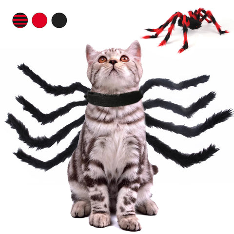 Pet Halloween/Christmas Chest Back Creative Spider Transformation Costume