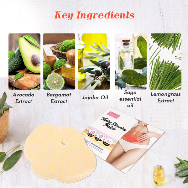 Luckyfine 5PCS Slimming Patch, Weight Loss Fat Burning Patch, Help with the Breakdown of Fat & Cellulite
