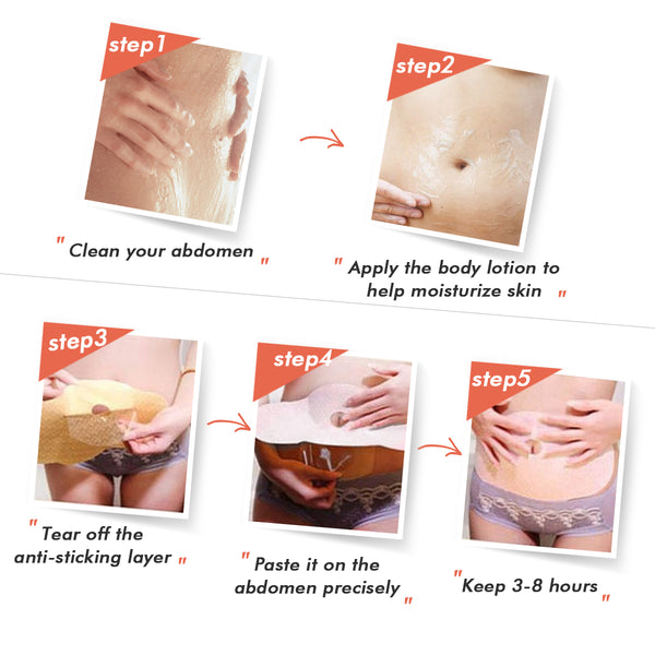 Luckyfine 5PCS Slimming Patch, Weight Loss Fat Burning Patch, Help with the Breakdown of Fat & Cellulite
