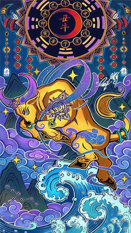 Chinese zodiac-ox-taikongsky