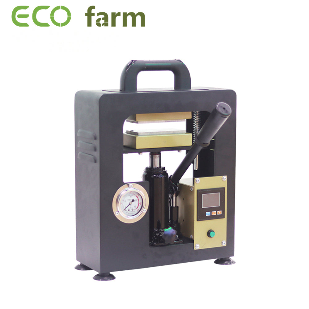 ECO Farm CR2047 7 Ton Rosin Press 6x12cm Dual Heat Plate New Upgrade Press Machine With Pressure Gauge