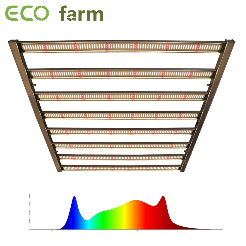 ECO Farm 320W/480W/650W/1000W/1200W LED Grow Light With Samsung 301B Chips Full Spectrum Commercial Light Easy To Set Up