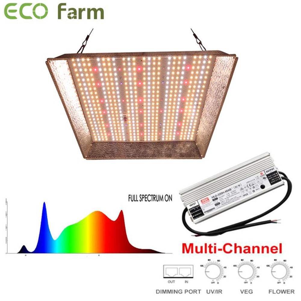 ECO Farm 100W/240W/330W Quantum Board With Samsung 301B/Samsung 281B Chips Multi-Channel Dimming LED Grow Light