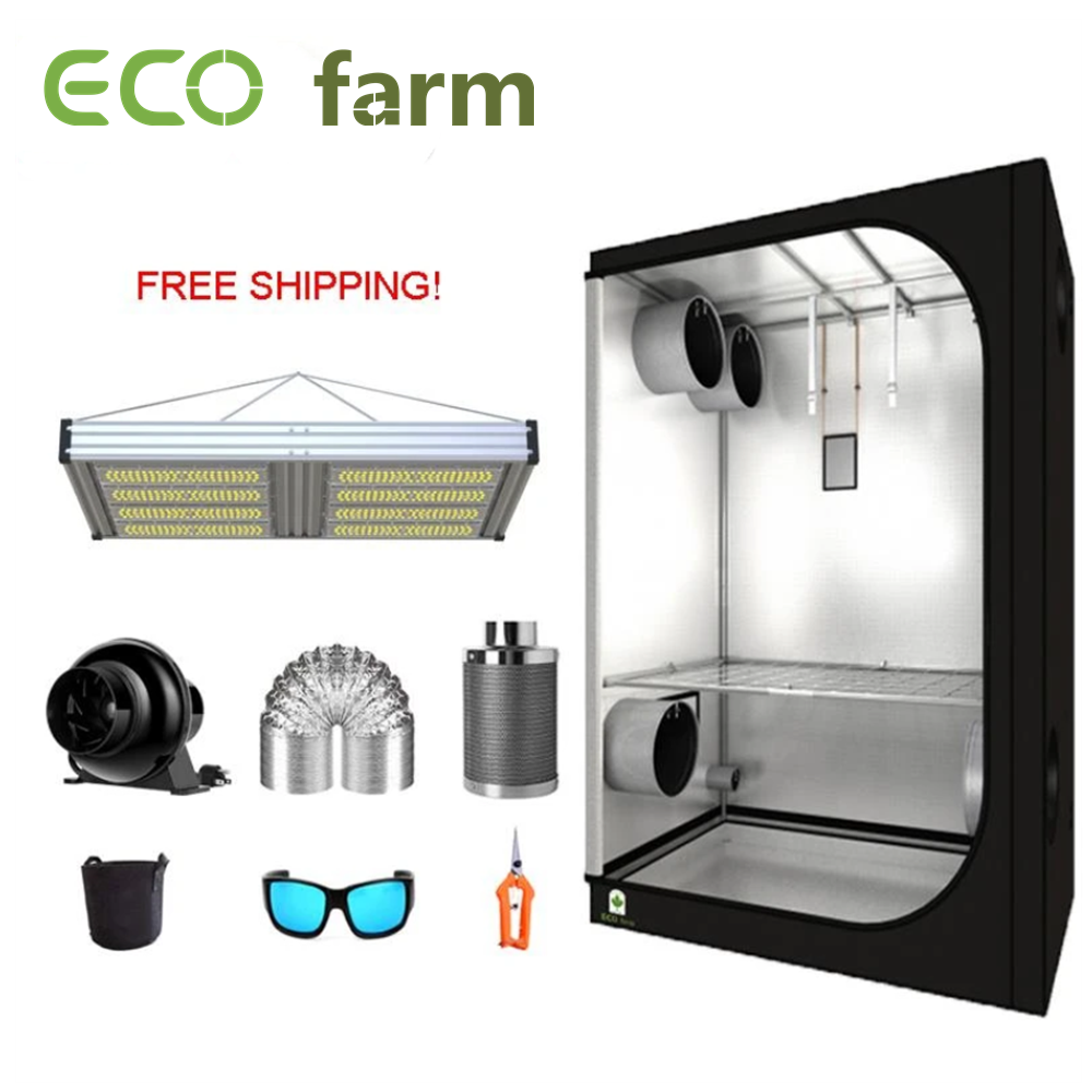 ECO Farm 4'x4' Essential Grow Tent Kit - 480W Waterproof Grow Panel