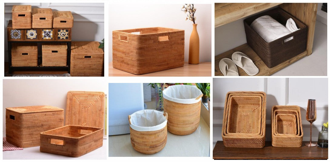 Bathroom Storage Baskets, Storage Baskets for Bathroom Shelves, Large Storage  Baskets –