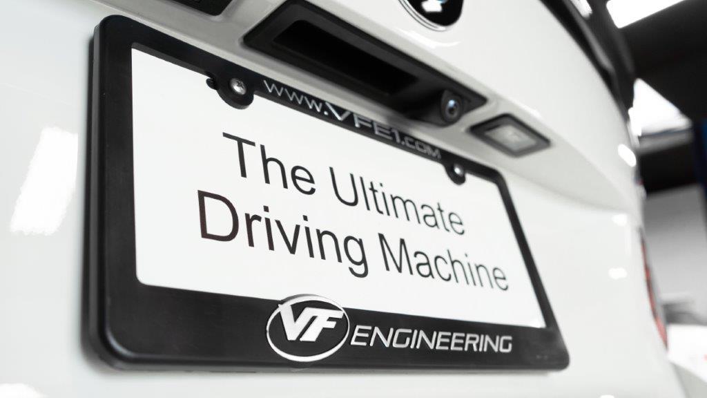 VF Engineering Plastic License Plate Frame