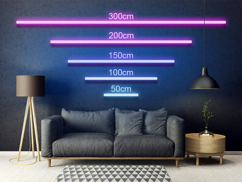 Custom Neon Signs Size Guide