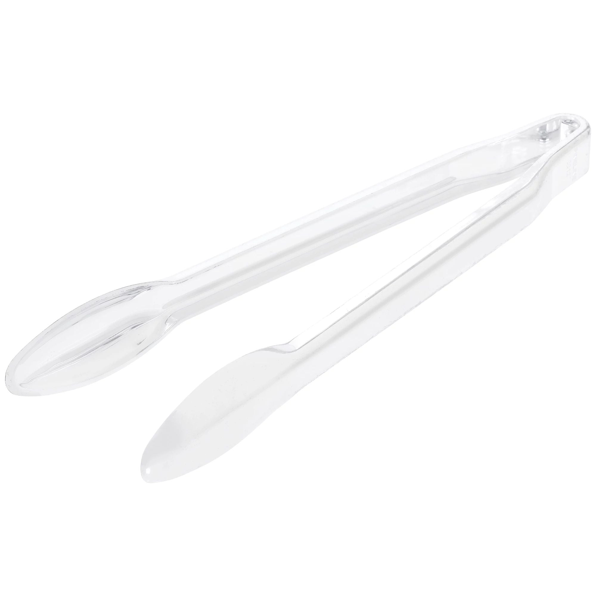 Frosty White PET Plastic Tongs, 1 Count