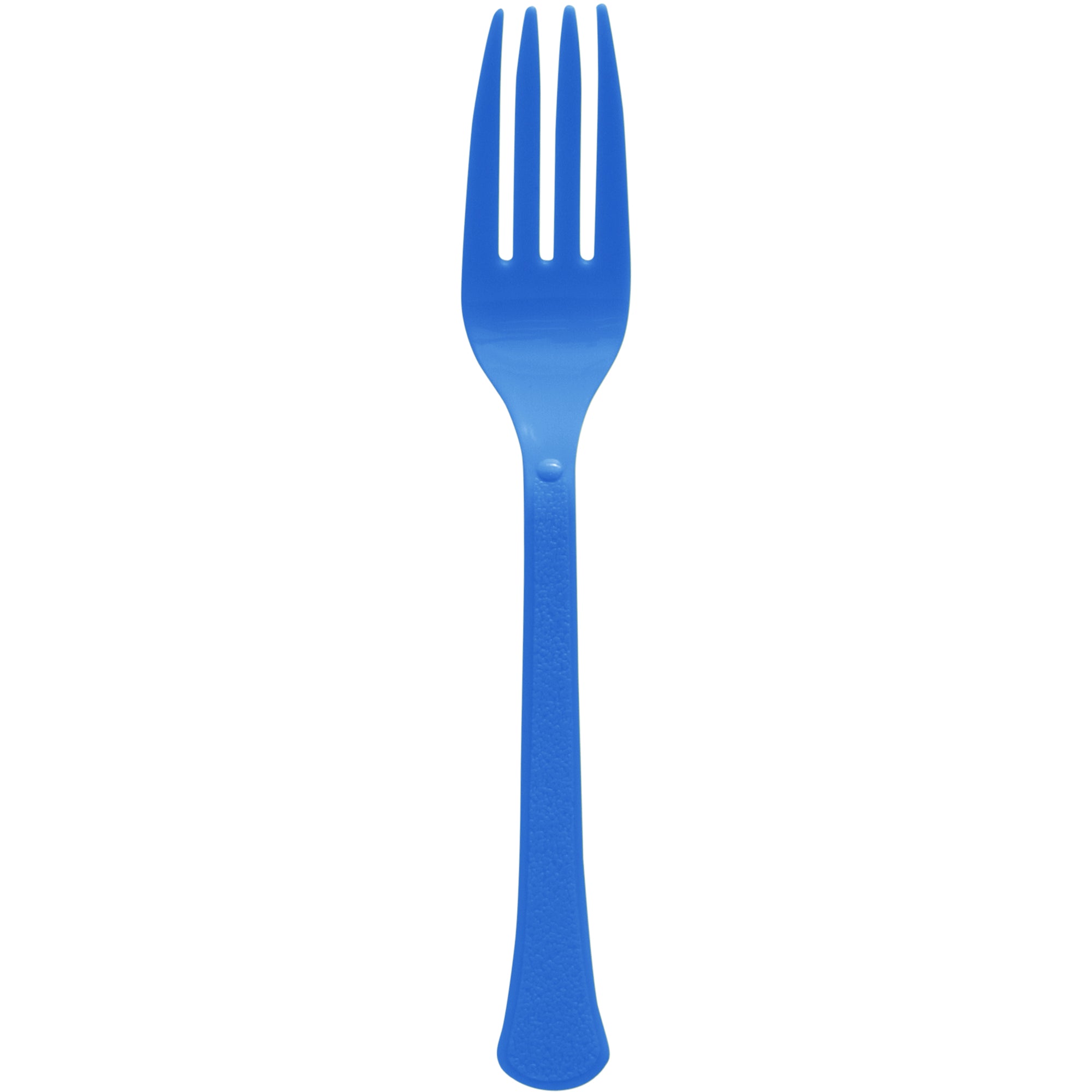 Royal Blue Plastic Forks, 20 Count