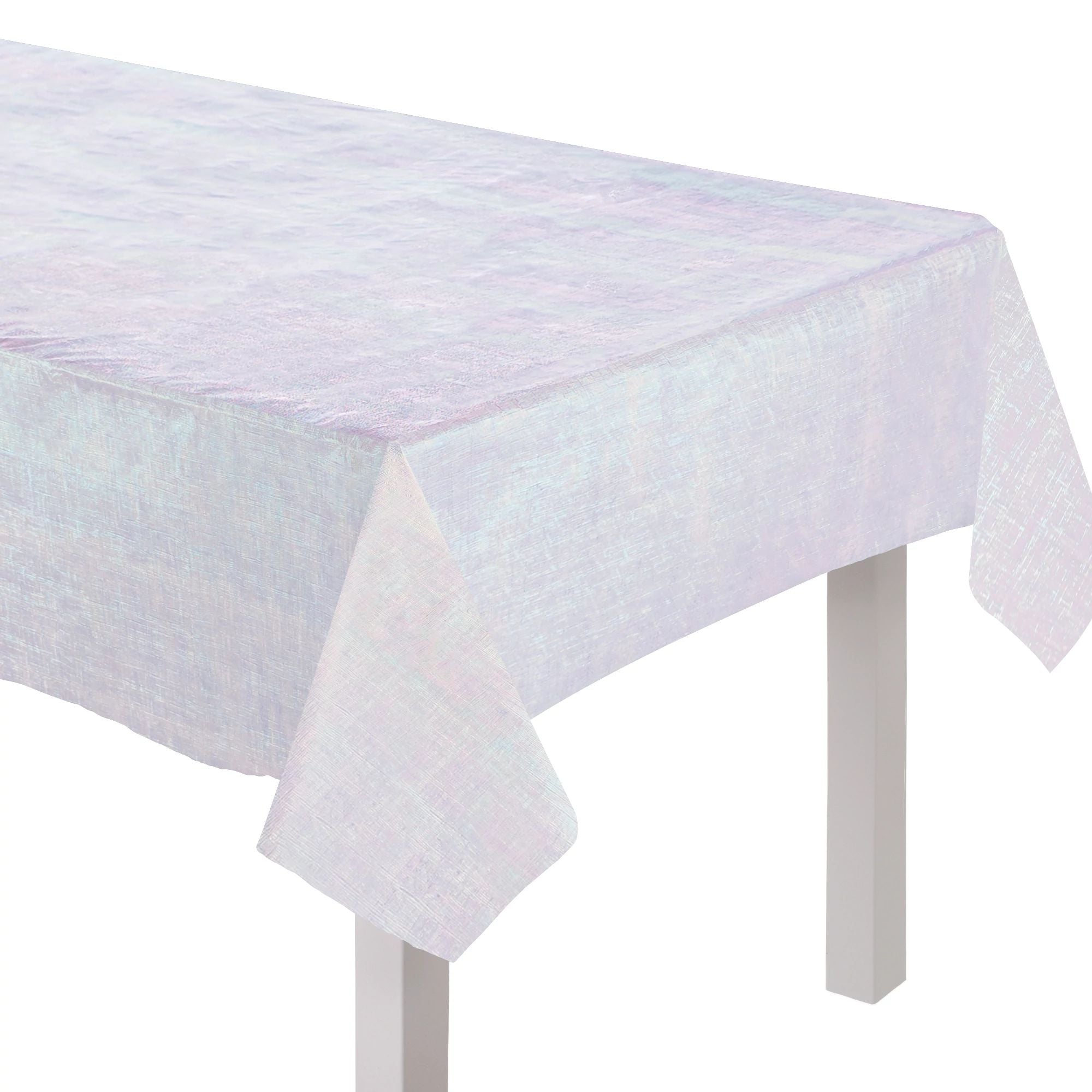Luminous Birthday Plastic Tablecover, 54 X 102 Inches, 1 Count