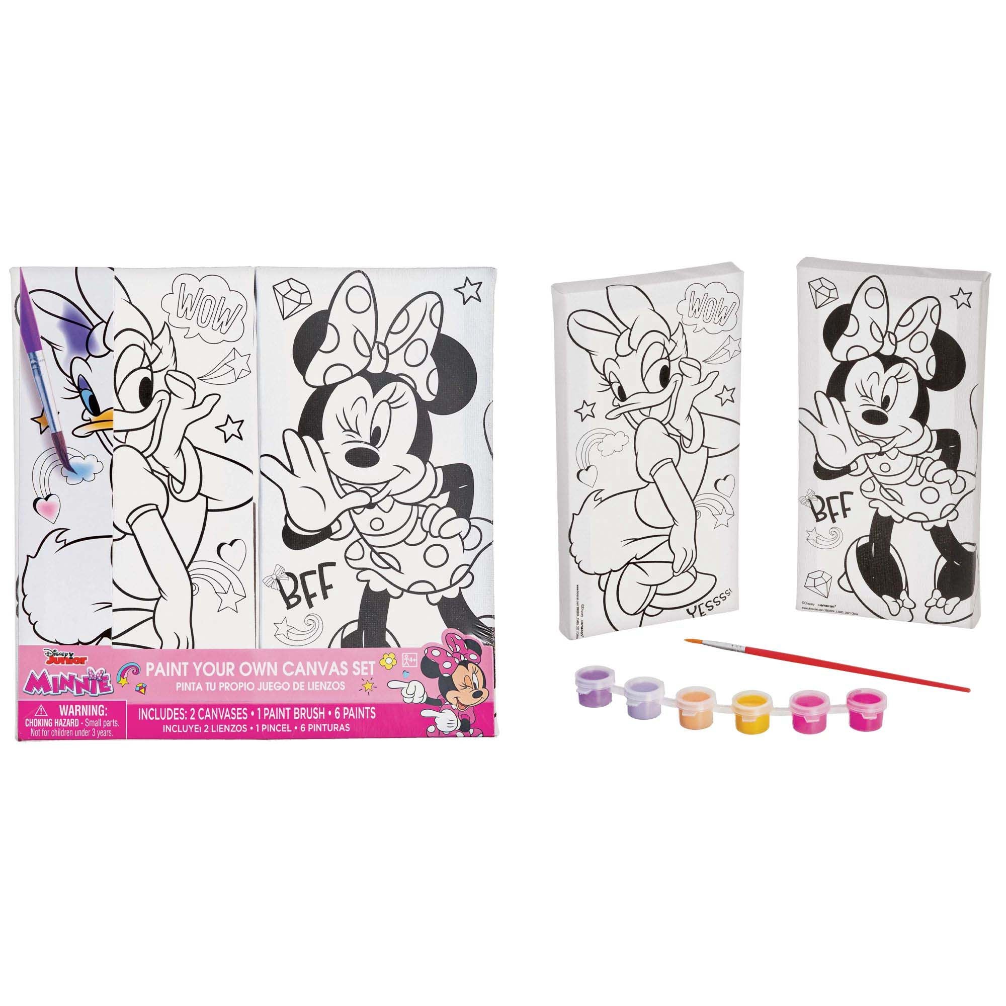 Disney Minnie Mouse Paint your Own Canvas Set, 1 Count