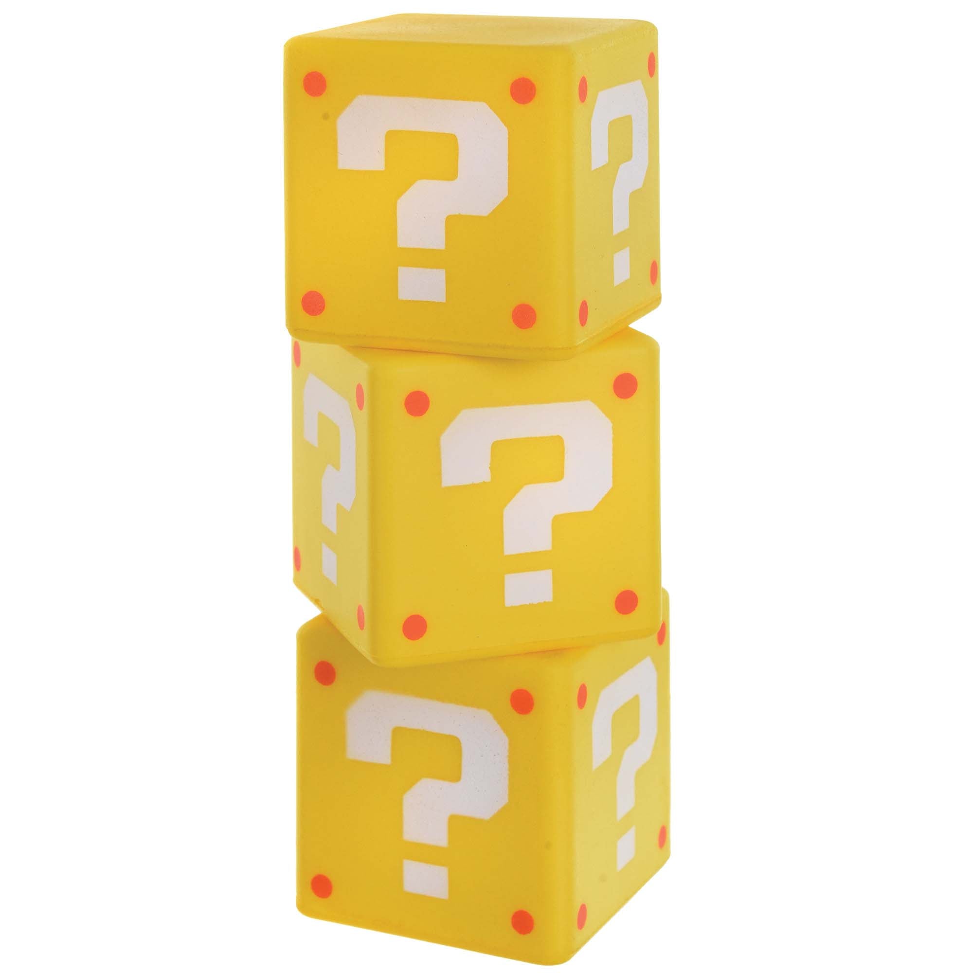 Super Mario Bros Foam Party Favour Mystery Blocks, 8 Count