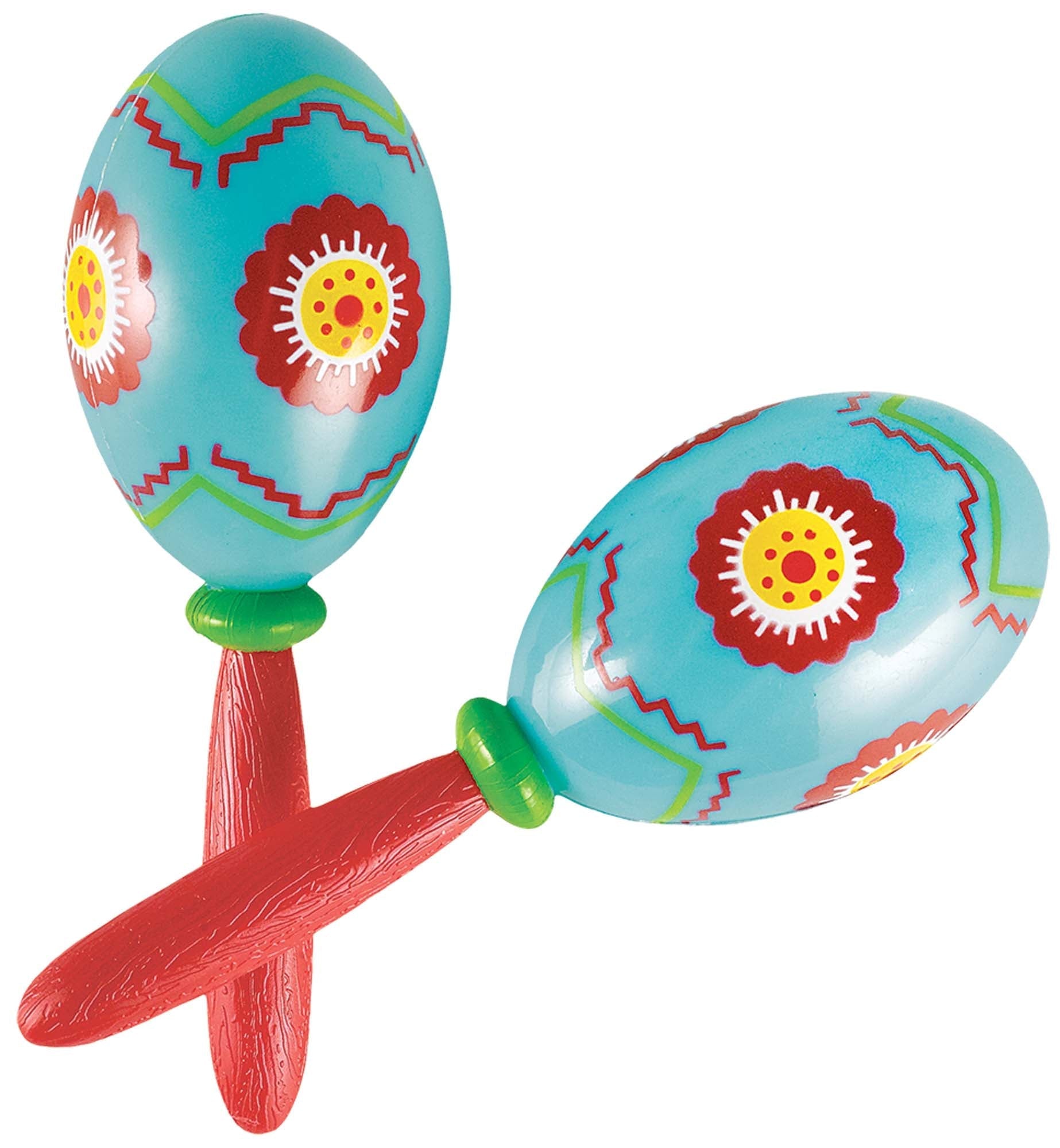 Fiesta Party Maracas , 2 Count