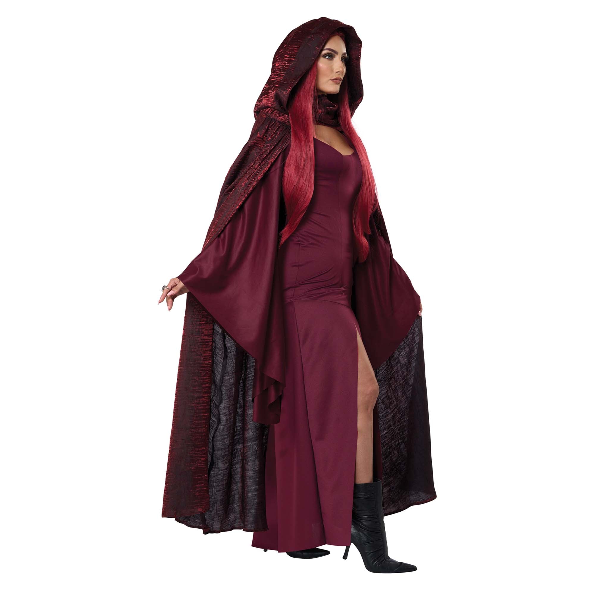 The Red Witch Costume for Adults, Red Dress