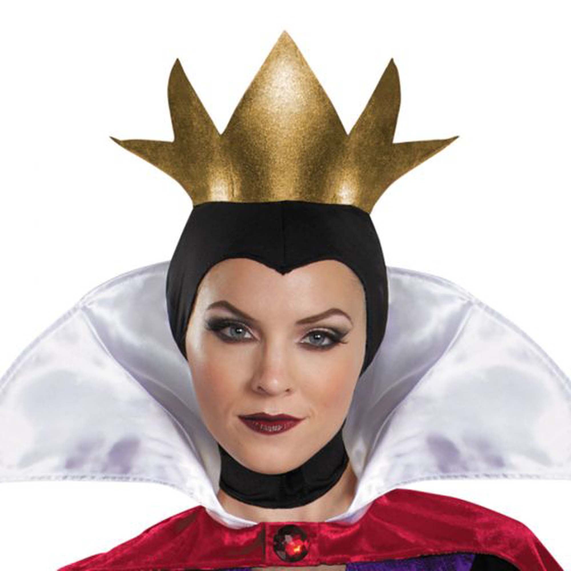 Disney Snow White Evil QueenDeluxe Costume for Adults, Black and Purple Dress