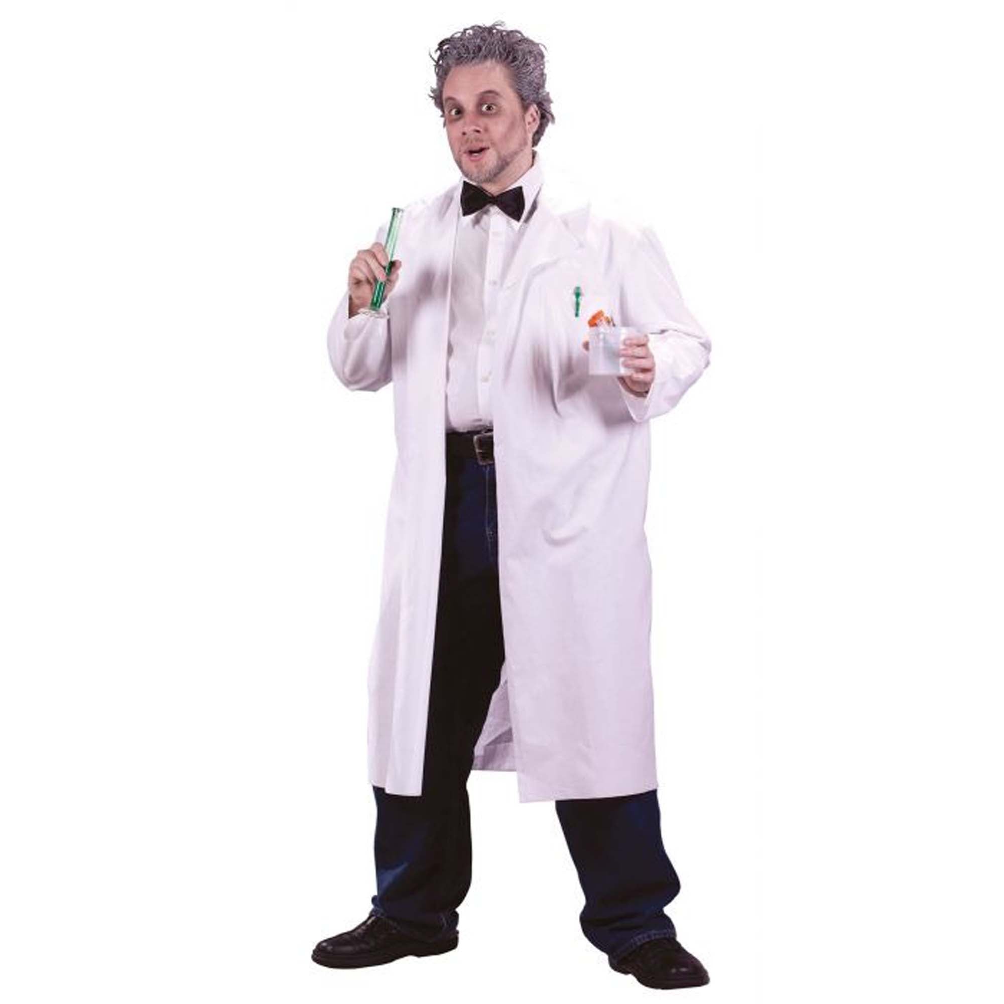 White Lab Coat Costume for Adults