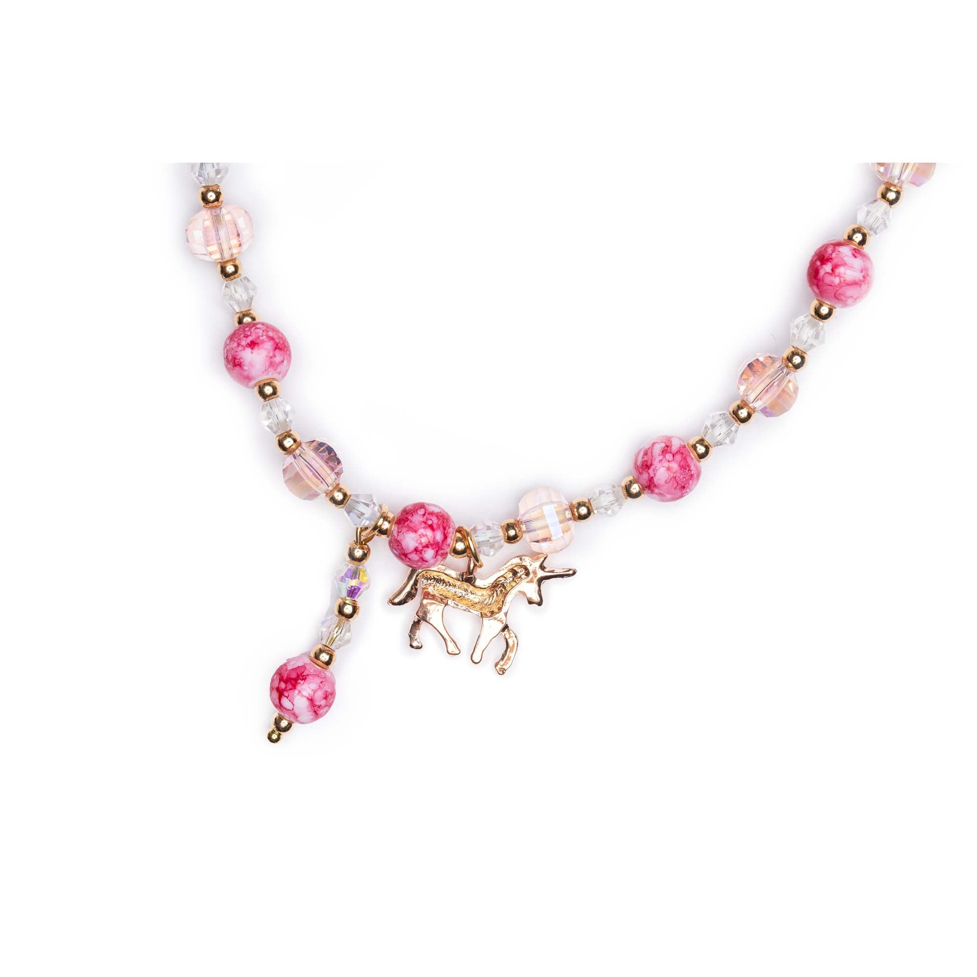 Boutique Unicorn Crystal Necklace for kids, 1 Count