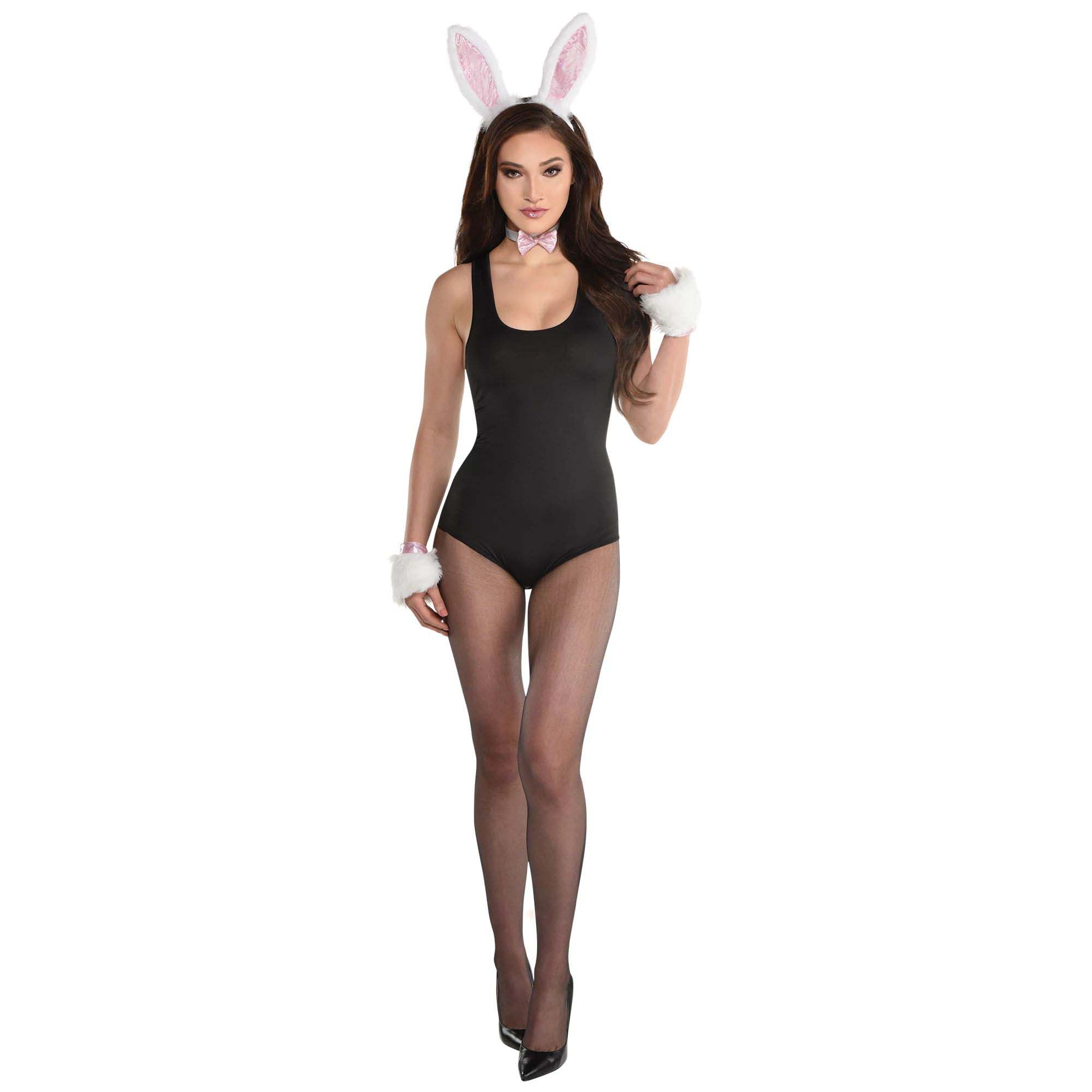 White and Pink Bunny Set for Adults