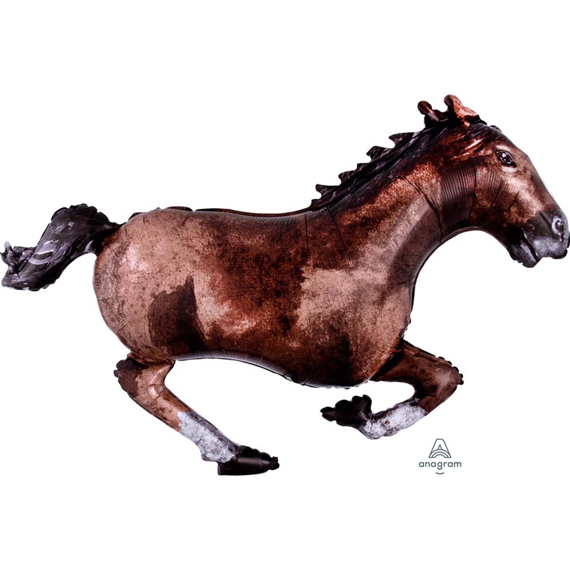 Galloping Horse Supershape Foil Balloon, 40 Inches, 1 Count