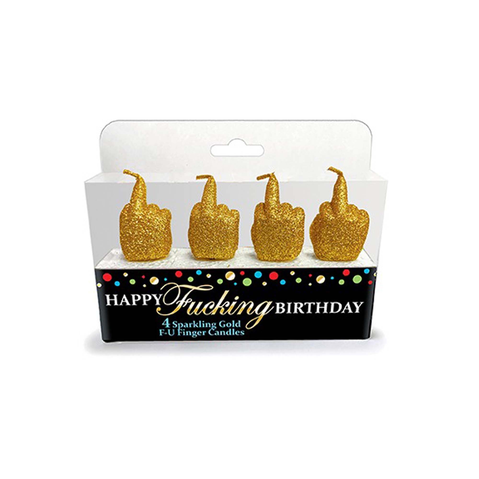 Happy Fucking Birthday Candles, 4 Count